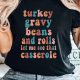 Delicious Foodie Vibes Print Tee for Women