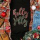 Holly Jolly Christmas Sparkle Graphic T-Shirt